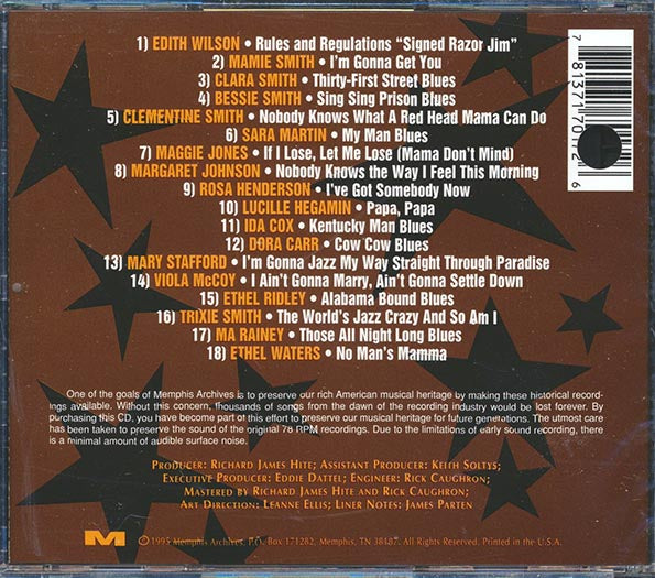 Various - Blue Ladies: Classic Blues Performances 1922-1925 (CD)
