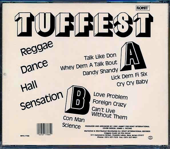 Tuffest - Reggae Dance Hall Sensation (CD)