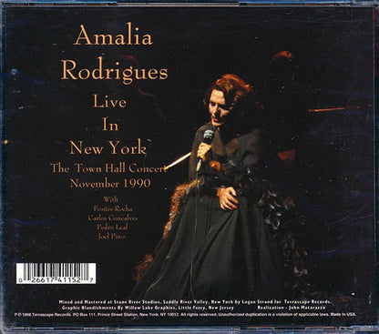 Amalia Rodrigues - Live At Town Hall (CD)