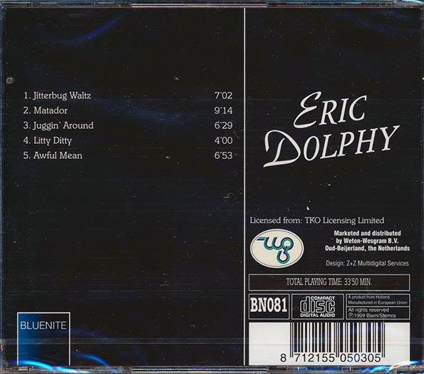 Eric Dolphy - Music Matador (CD)