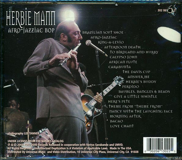 Herbie Mann - Afro-Jazziac Bop (CD)