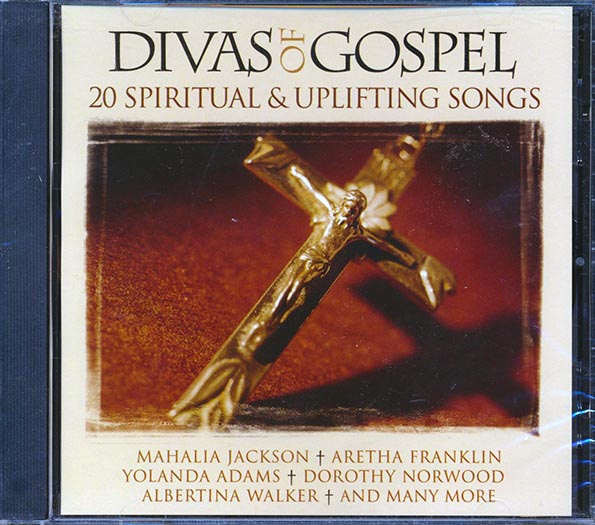Aretha Franklin, Mahalia Jackson, Yolanda Adams, Etc. - Divas Of Gospel: 18 Spiritual & Uplifting Songs (CD)