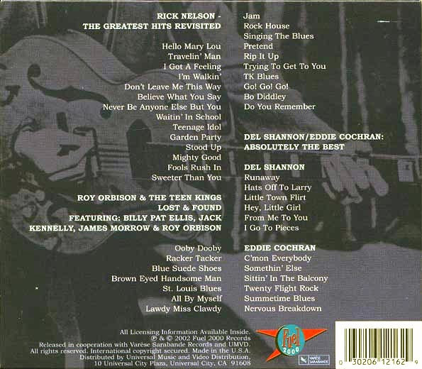Rick Nelson, Del Shannon, Eddie Cochran, Etc. - Rock N Roll Box (43 tracks) (CD)