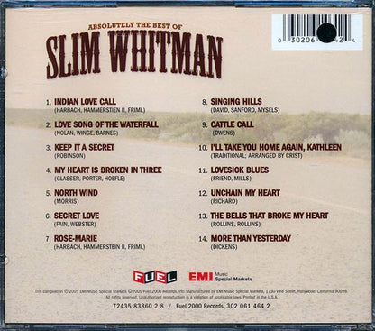 Slim Whitman - Absolutely The Best Of Slim Whitman (CD)