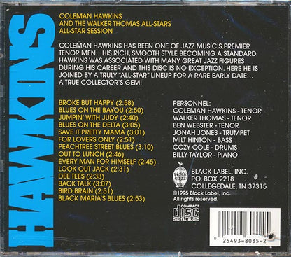 Coleman Hawkins - All-Star Session With Jonah Jones, Milt Hinton, Ben Webster, Billy Taylor, And Cozy Cole (CD)