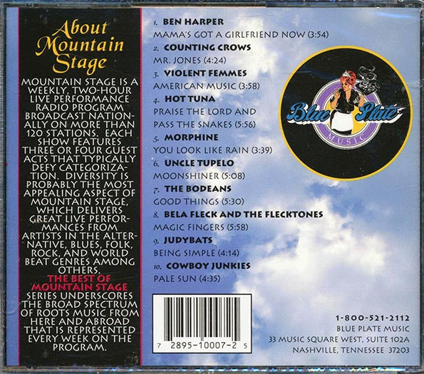 Violent Femmes, Morphine, Hot Tuna, Ben Harper, Etc. - The Best Of Mountain Stage Volume 7 (CD)