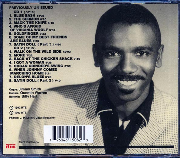 Jimmy Smith & The Trio - En Concert Avec Europe1: Salle Pleyel 28 Mai 1965 (CD)