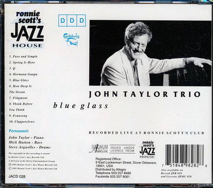 John Taylor Trio - Blue Glass (CD)