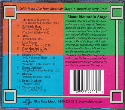 Black 47, Four Men And A Dog, Andy Irvine, Etc. - Celtic Music: Live From Mountain Stage (CD)