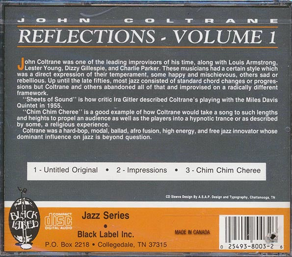 John Coltrane - Reflections (CD)