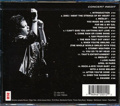 Judy Garland - A Paris: Olympia, 28 Octobre 1960 En Concert (CD)