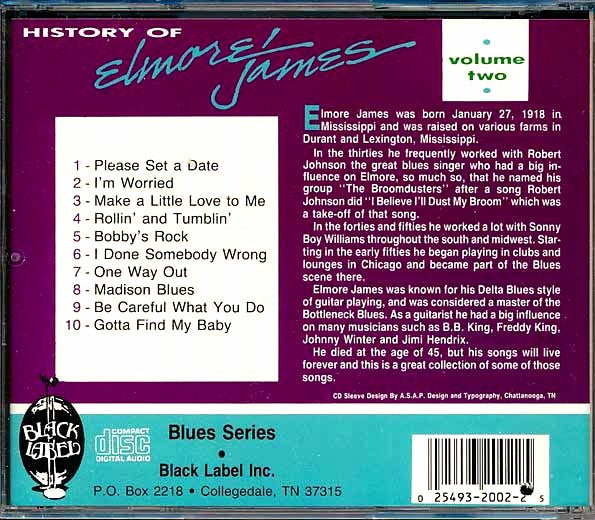 Elmore James - History Of Elmore James Volume 2 (CD)