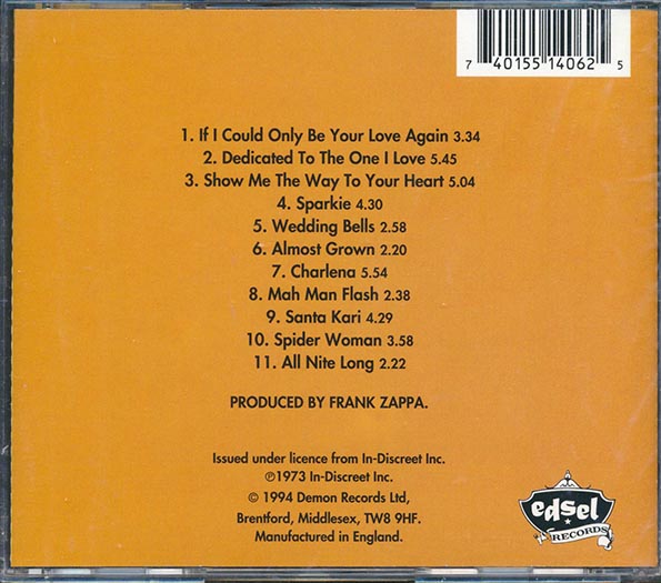 Reben & The Jets (Frank Zappa) - For Real! (CD)