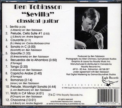 Ben Tobiasson - Seville Classical Spanish Guitar (CD)