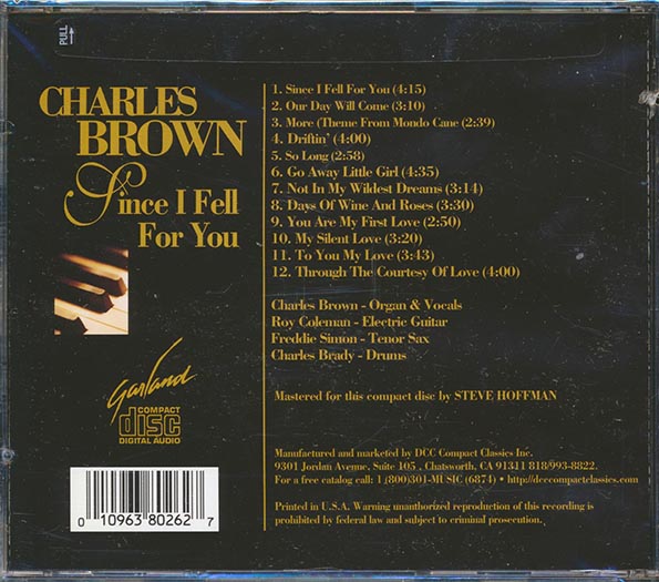 Charles Brown - Since I Fell For You (stereo) (marked/ltd stock) (CD)