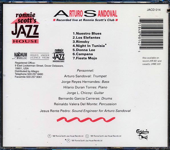 Arturo Sandoval - No Problem: Live At Ronnie Scott's Club (CD)
