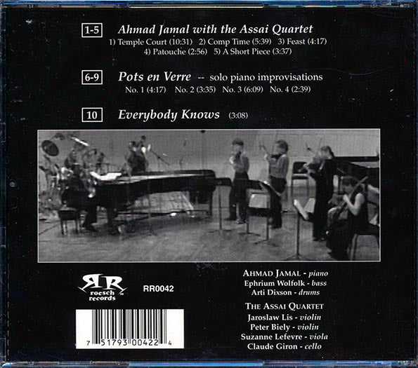 Ahmad Jamal - With Assai Quartet (CD)