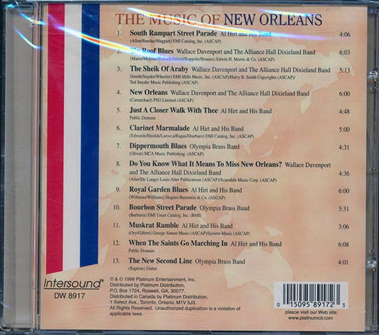 Al Hirt & His Band, Olympia Brass Band, Wallace Davenport, Etc. - The Music Of New Orleans (CD)