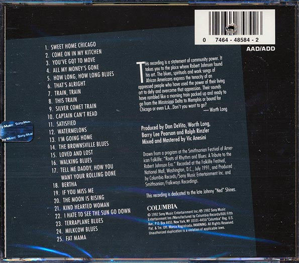 Johnny Ned Shones, Phil Wiggins, Lonnie Pitchford, Etc. - Roots Of Rhythm And Blues: A Tribute To The Robert Johnson Era (25 tracks) (CD)