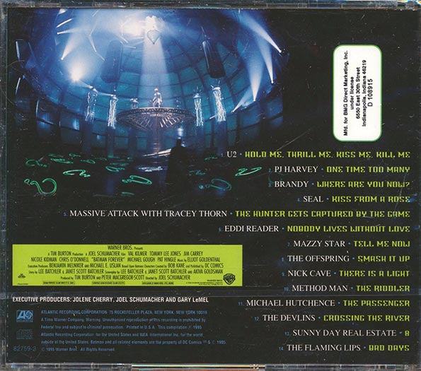 Various - Batman Forever: Music From And Inspired By The Motion Picture (CD)