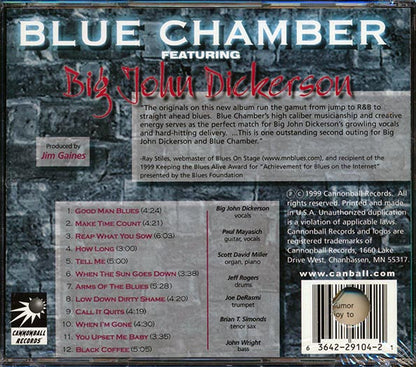 Blue Chamber, Big John Dickerson - Arms Of The Blues (CD)
