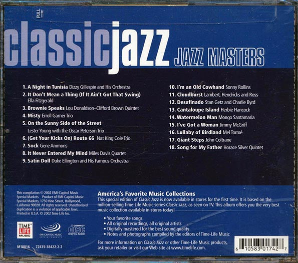 Sonny Rollins, Charlie Byrd, Miles Davis, Ella Fitzgerald, Etc. - Classic Jazz: Jazz Masters (CD)