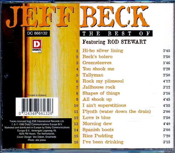 Jeff Beck - Best Of Jeff Beck (CD)