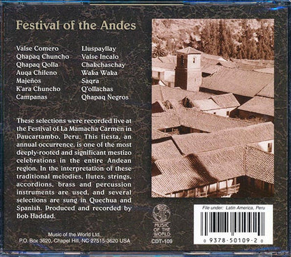 Paucartambo - Festival Of The Andes (CD)