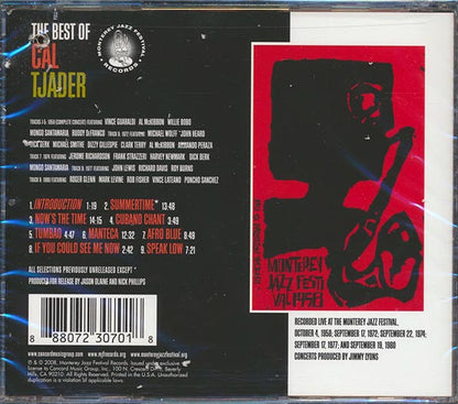 Cal Tjader - Best Of: Live At The Monterey Jazz Festival 1958-1980 (CD)