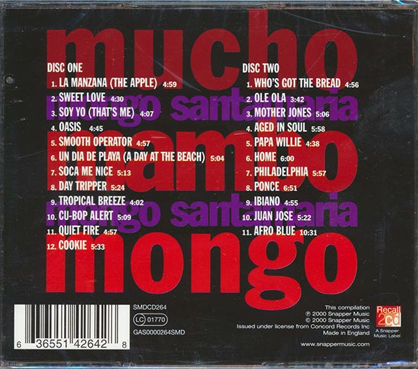 Mongo Santamaria - Mucho Mambo Mongo (23 tracks) (CD)