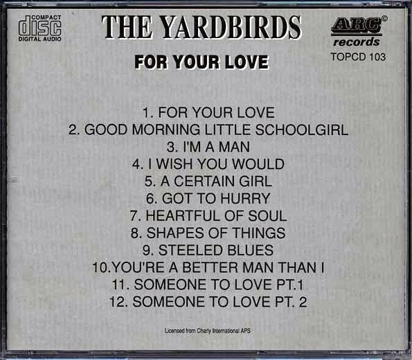The Yardbirds - For Your Love (CD)