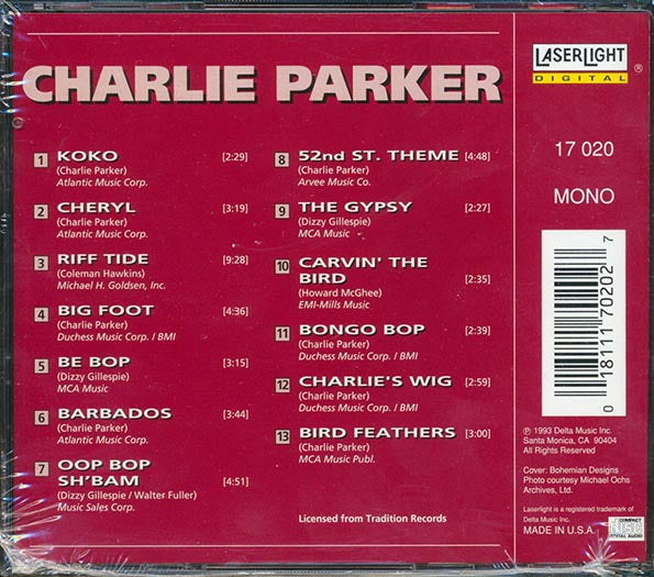 Charlie Parker - The Best Of The Bird (CD)