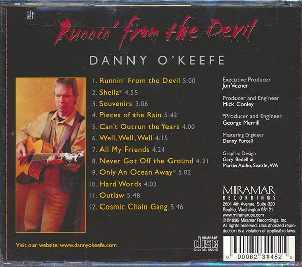Danny O'Keefe - Runnin' From The Devil (CD)