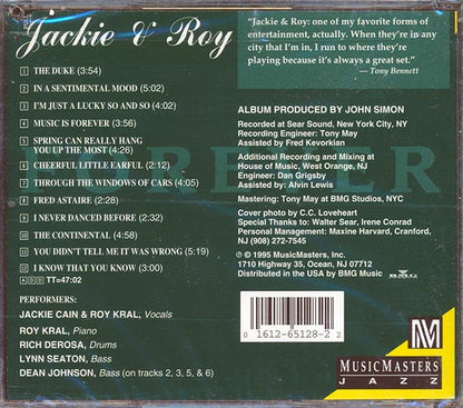 Jackie Cain, Roy Kral - Jackie And Roy: Forever (CD)