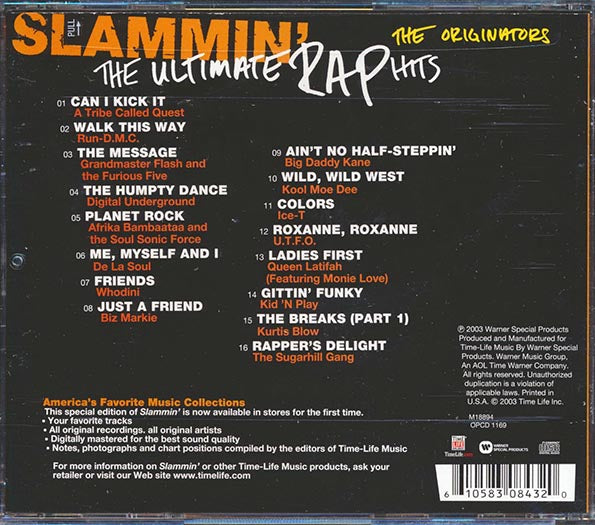 Ice-T, Big Daddy Kane, Digital Underground, De La Soul, Etc. - Slammin': The Ultimate Rap Hits, The Originators (CD)