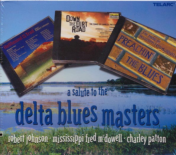 Robert Johnson, Mississippi Fred McDowell, Charley Patton, Etc. - A Salute To Delta Blues Masters (40 tracks) (3xCD) (CD)