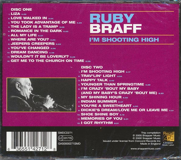 Ruby Braff - I'm Shooting High (24 tracks) (CD)
