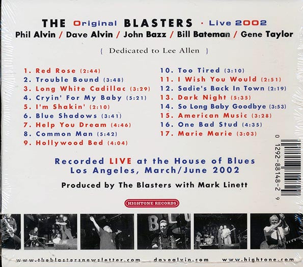 The Blasters - Trouble Bound: Live 2002 (CD)