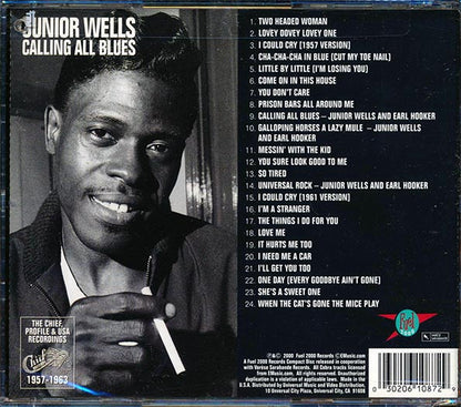 Junior Wells - Calling All Blues: The Chief, Profile & USA Recordings 1957-1963 (24 tracks) (CD)