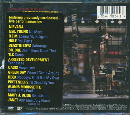 Nirvana, Neil Young, REM, Hole, Dr. Dre, Beck, Green Day, Etc. - SNL 25: Saturday Night Live Musical Performances Volume 2 (CD)