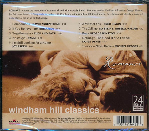 Yanni, Jm Brinkman, Fred Simon, Etc. - Romance: Windham Hill Classics (remastered) (CD)