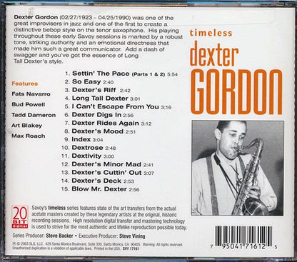 Dexter Gordon - Timeless Dexter Gordon (CD)