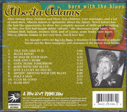 Alberta Adams - Born With The Blues (CD)
