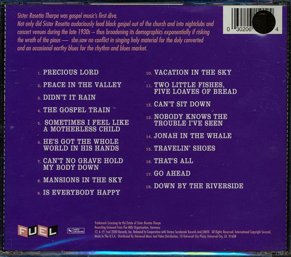 Sister Rosetta Tharpe - Sister Rosetta's Gospel Train (CD)