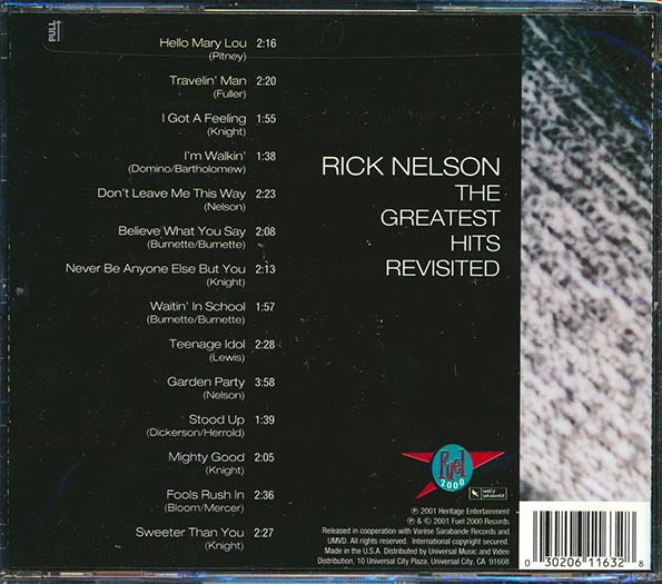 Rick Nelson - The Greatest Hits Revisited (CD)