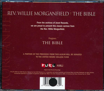 Reverand Willie Morganfield - The Bible (CD)