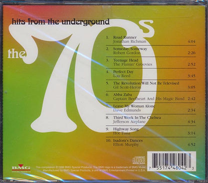 Jefferson Airplane, Lou Reed, Hot Tuna, Jonathan Richman, Etc. - Hits From The Underground: The 70's (CD)