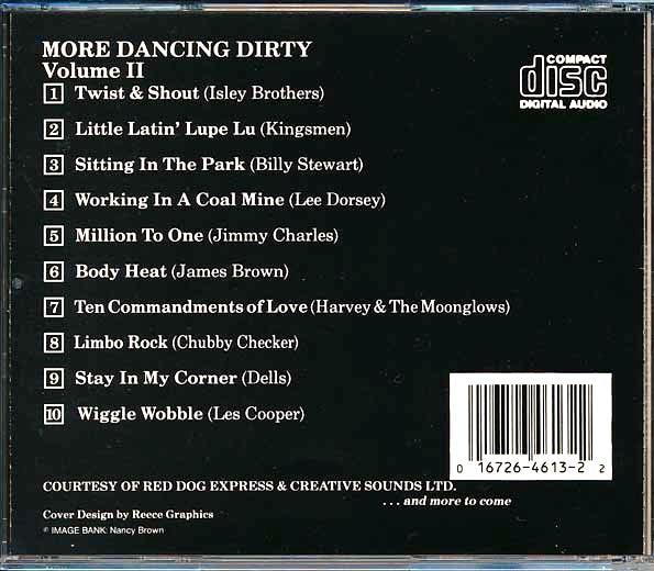 Lee Dorsey, The Dells, Chubby Checker, The Isley Brothers, Etc. - More Dancing Dirty Volume 2 (CD)