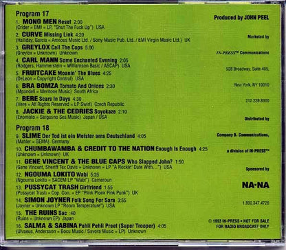Various - Peel Out In The States Programs 17 & 18 (CD)