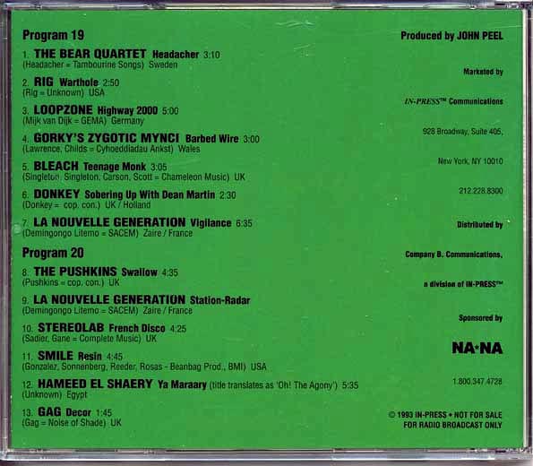 Various - Peel Out In The States Programs 19 & 20 (CD)
